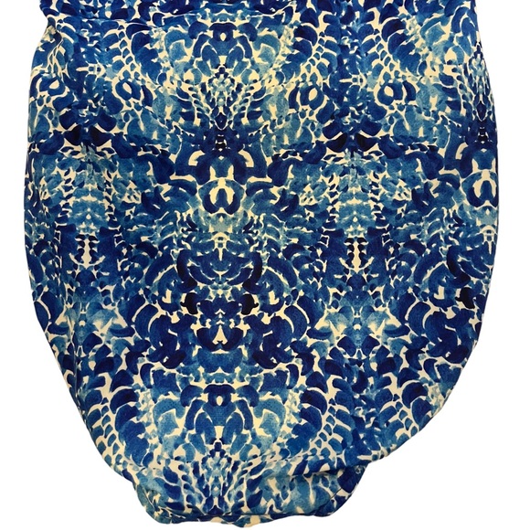 One Piece Swimsuit in Royal Blue & White Size 10 - Picture 6 of 13